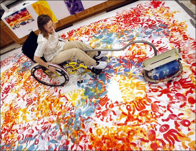 wheelchair art
